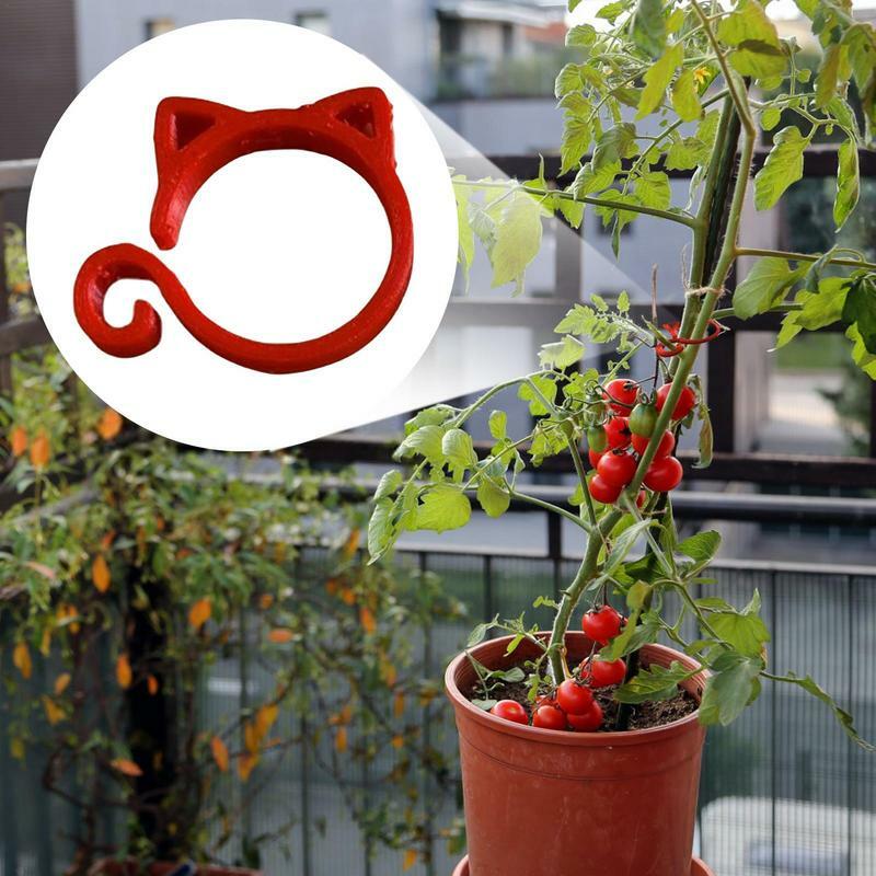 Tomato Clips For Climbing Plants Cat Shaped Plant Support Clips Trellis Plant Support Clips Gardening Plant & Flower Lever Loop