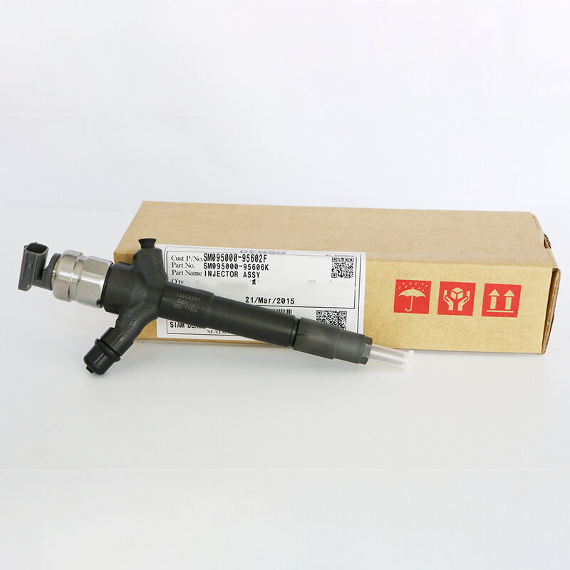 Injector original do combustível diesel, Assy comum do injector do trilho, 095000-9560, 1465A257