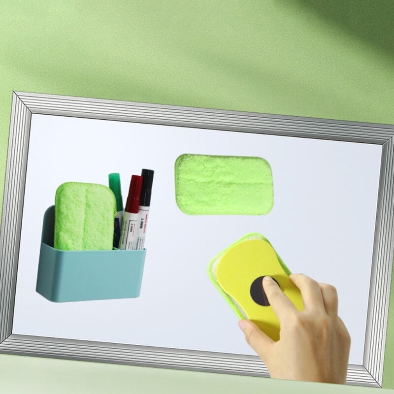 Removable Magnetic Whiteboard Eraser - Easy to Replace and Wash H7EC