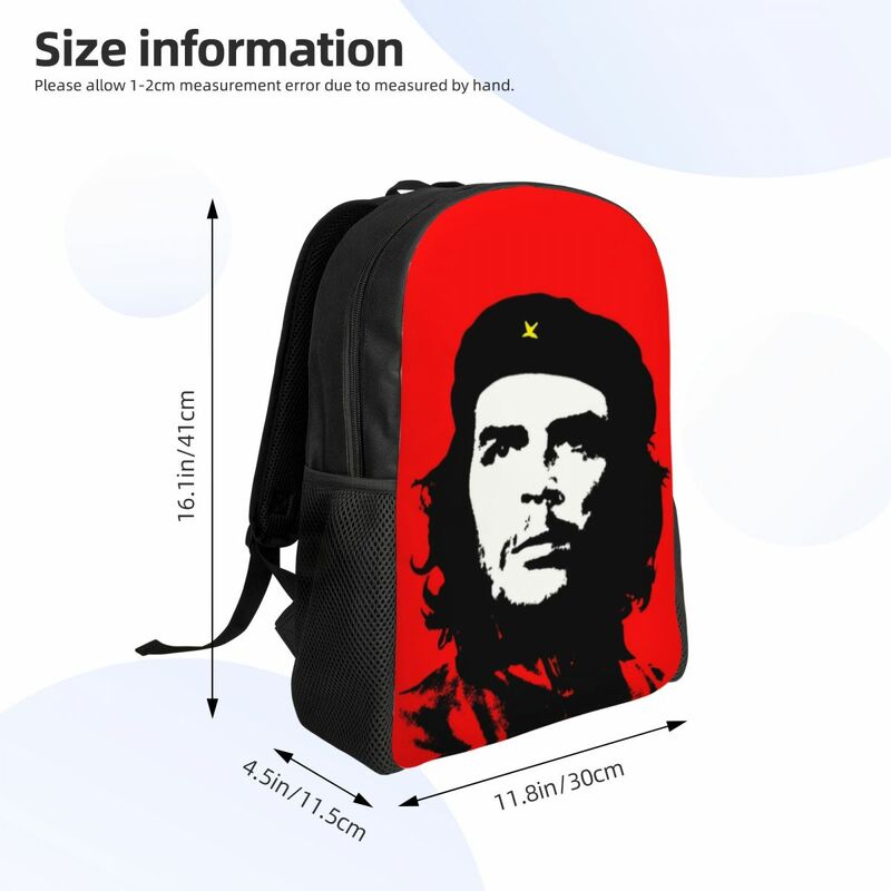 Che Guevara Travel Backpack Men Women School Laptop Bookbag Cuba Cuban Socialism Freedom College Student Daypack Bags