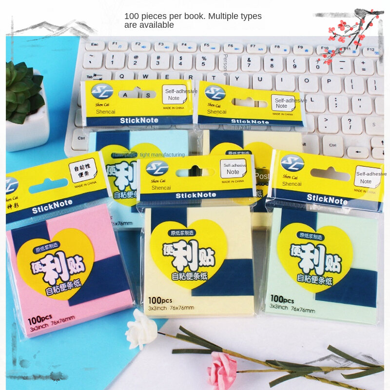 Wholesale Mo Landi Notes Cute Spot Office Stationery Notes Color Tearable Student Creative Cute Stationary Supplies
