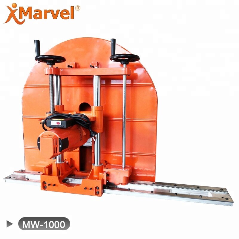 MW-1000 420mm hand-operated single phase wall saw used