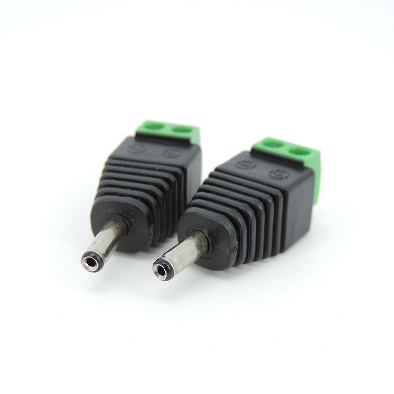 Conector de cable DC macho y hembra para cámara ip, 1/5 piezas, 5,5x2,1 MM, 5,5x2,5 MM, 3,5x1,35 MM, adaptador de terminal de enchufe de alimentación