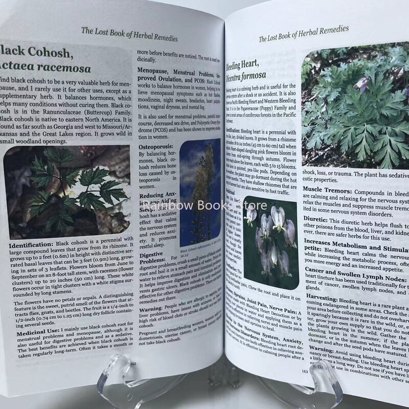 El libro perdido de remedios herbales, el poder curativo de la medicina vegetal, el libro contiene Lmages Libros de colores