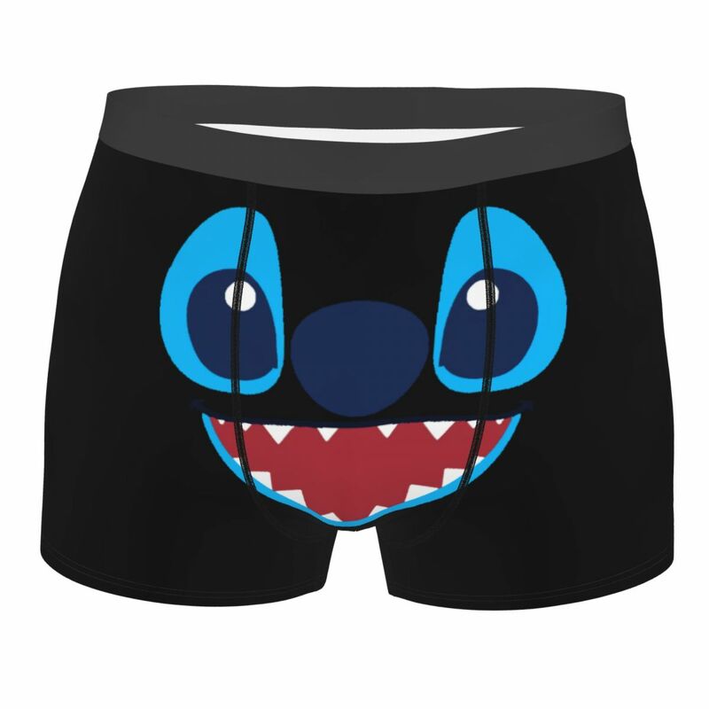 Fashion Stitch Boxers Shorts Panties Men's Underpants Stretch Briefs Underwear