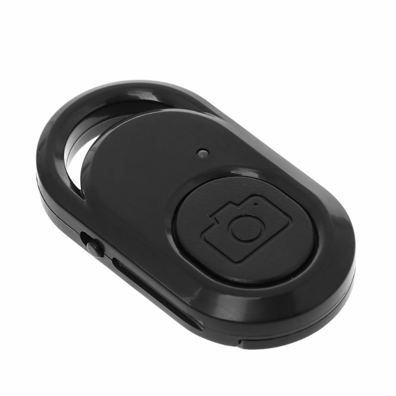 Clicker remoto sem fio do obturador portátil bluetooth-compatível botão selfie controle remoto para dispositivos android ios