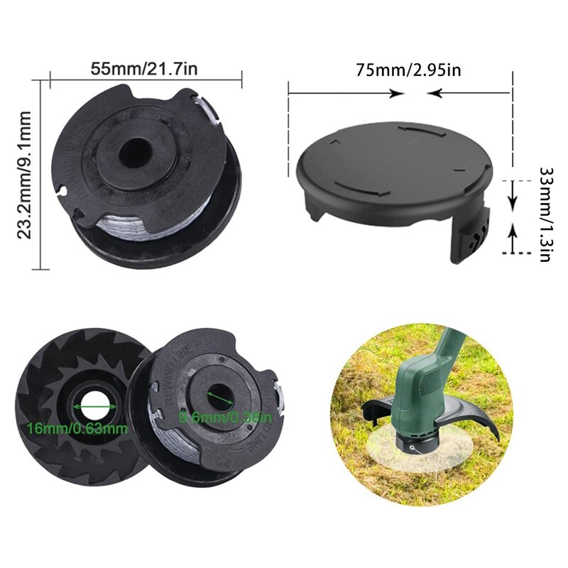 Grass Trimmer Spool And Cover For  Easygrasscut F016800569 Replacement Mower Parts Garden Power Tools