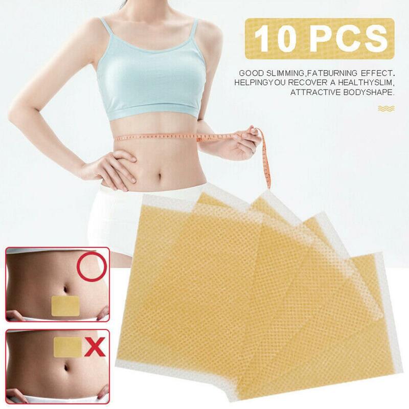 Female Body Contouring Patch Weight Loss Slimming Diets Belly Adhesive Button Pad Slim Patch J8X7