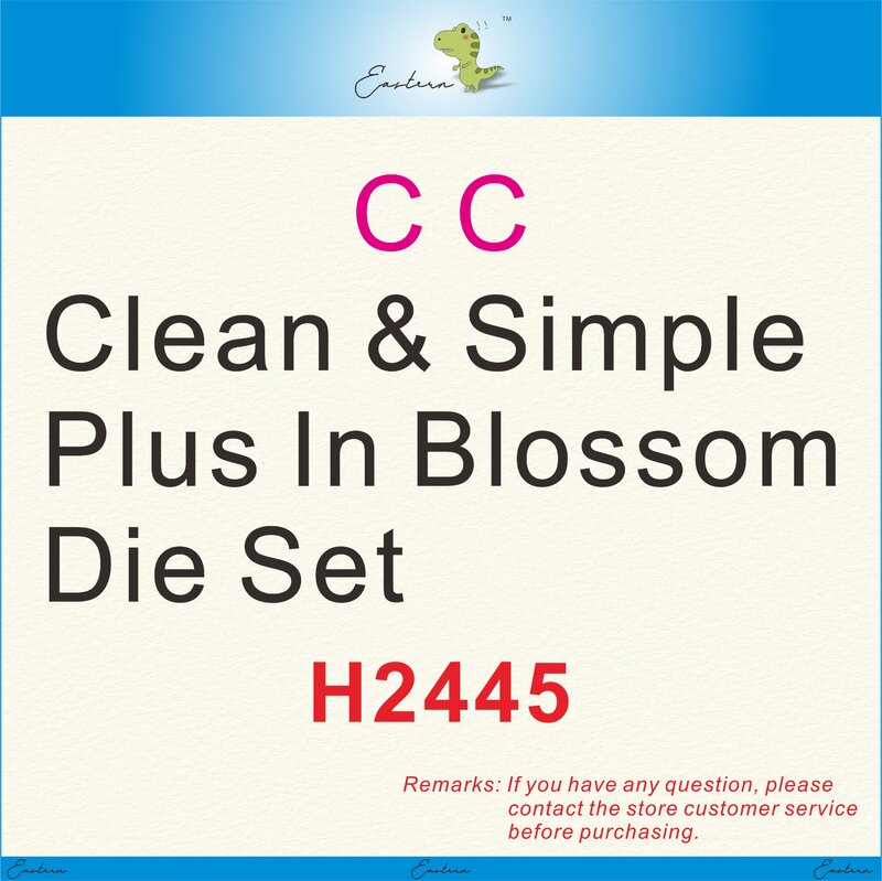 Clean & Simple Plus Em Flor Die Set, Novo Corte De Metal Morre, Moldes DIY, Scrapbooking, Fabricação De Papel, Corte De Artesanato, H2445