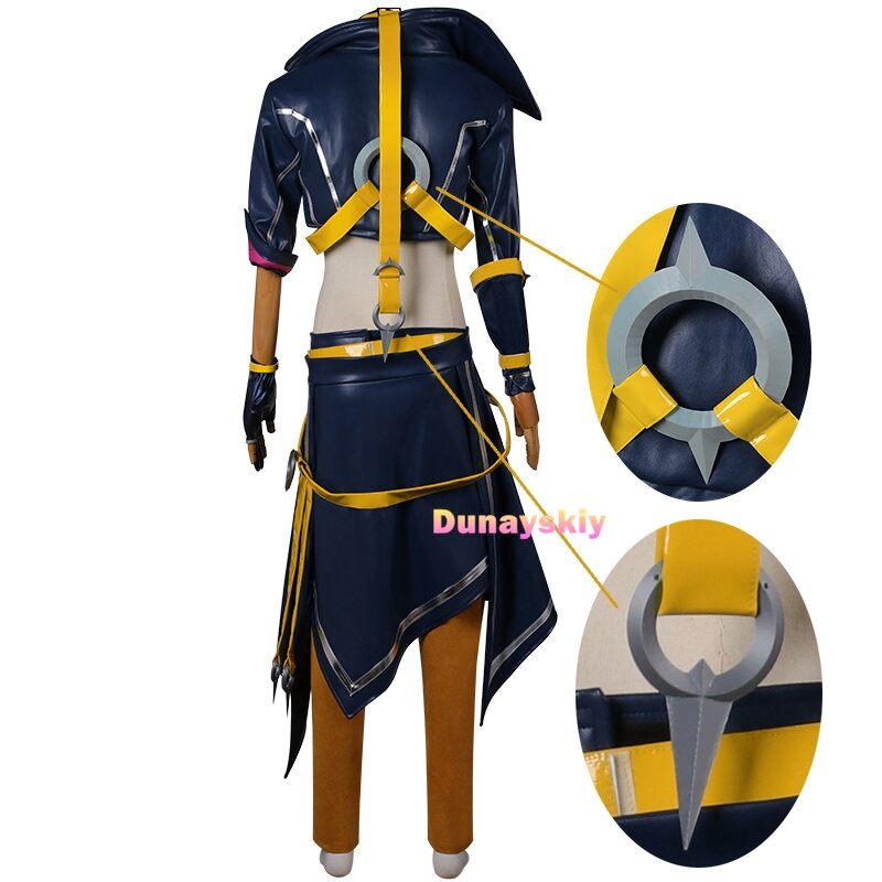 Gioco LOL Heartsteel Cosplay Kayn Costume Eyepatch parrucca uniformi personalizzate uomo donna carnevale Halloween Party outfit capelli sintetici