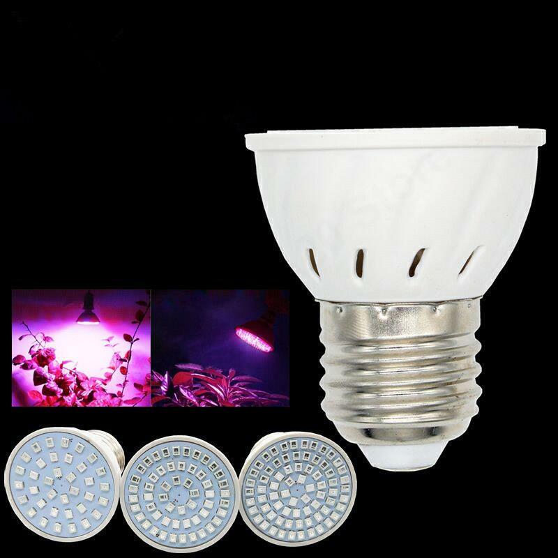 220V Hydroponic Growth Light E27 Led Grow Bulb Phyto For Indoor Greenhouse Vegetable Flower Plant Hydroponic Growing Lamp M20
