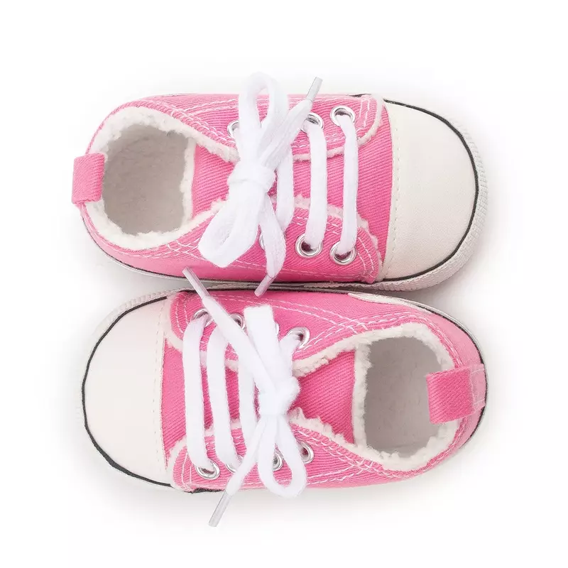 Zapatos de lona con estrella de cinco puntas para recién nacido, zapatillas informales que combinan con todo, zapatos antideslizantes de suela suave para bebés, niños y niñas