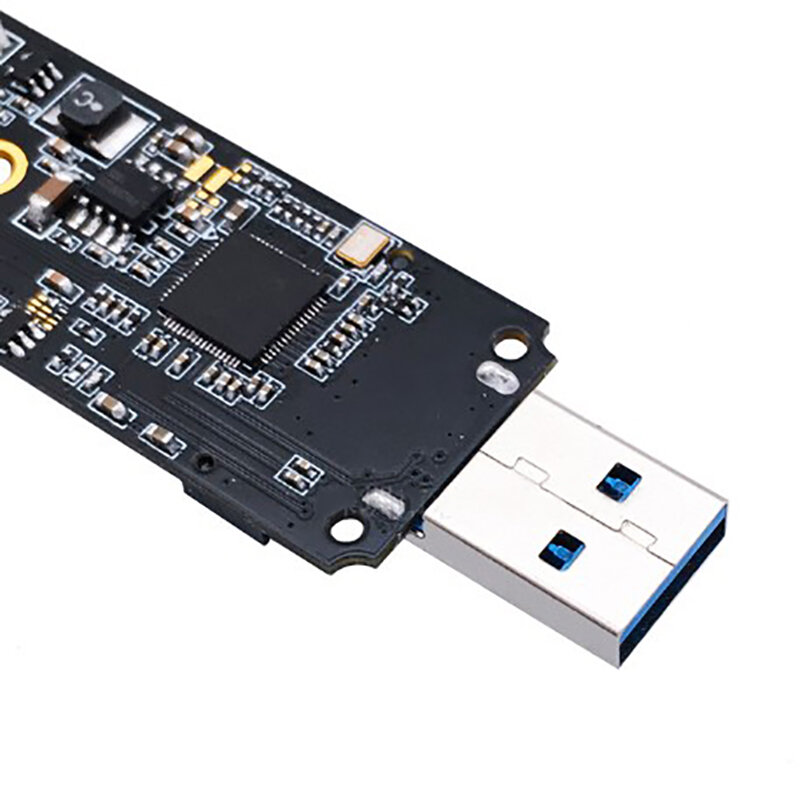 Adaptador SSD M.2 para USB 3.1, NVME PCIe, SATA, Protocolo Duplo, RTL9210B, Placa SSD para 2230, 2242, 2260, 2280, NVME SATA