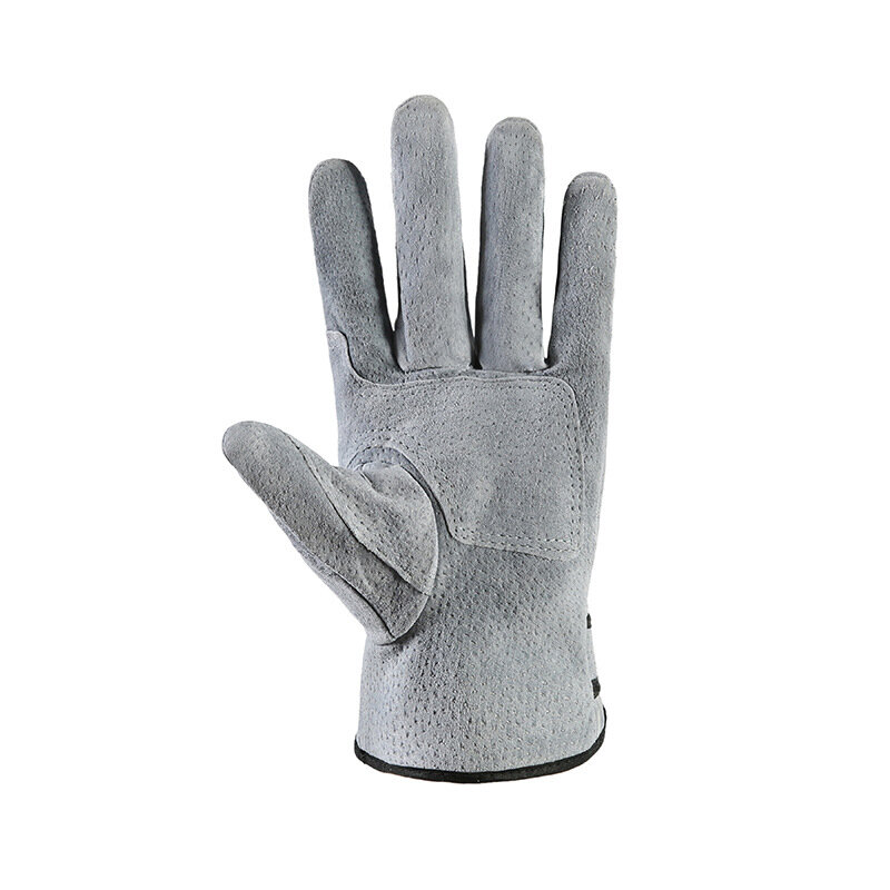 Sarung tangan kerja kulit pelindung keselamatan las, sarung tangan kerja pengemudi sepeda motor olahraga tahan aus kode rata-rata