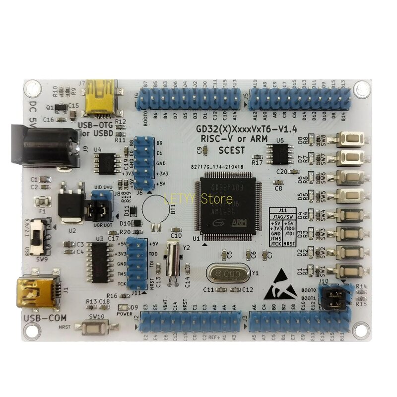 O Cortex-M4 gd32f450 gd32f450zkt6 gd32f450vkt6 placa de desenvolvimento, placa de aprendizagem e placa de núcleo