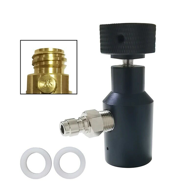 Aksesori air Soda tangki CO2 silinder ERP Universal adaptor pengisi pengisian cepat adaptor HPA On/Off dengan ventilasi katup berdarah