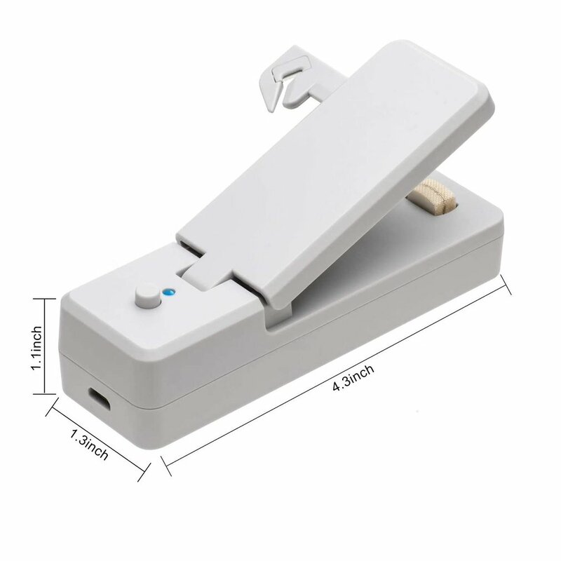 USB 충전 씰링 기계 가정용 스낵 플라스틱 포장 가방 히트 실러 식품 보호기 플라스틱 가방 패키지 미니 가제트