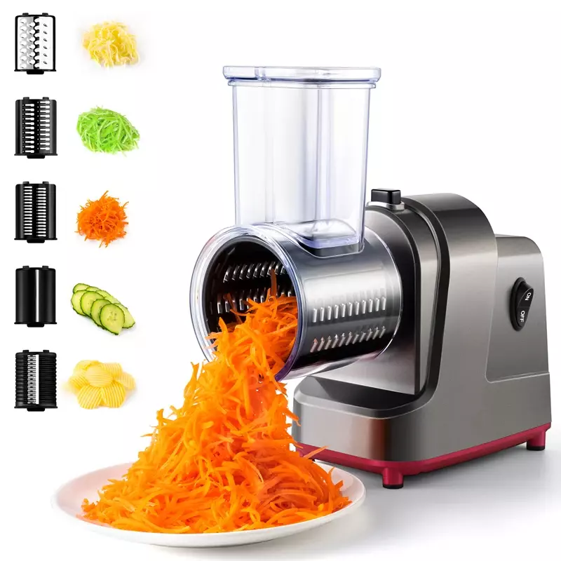Multi-function Vegetable Cutter Vegetables Slicer Food Chopper Electric Cutting Automatic Slicing and Grater Chips Meat Grinder