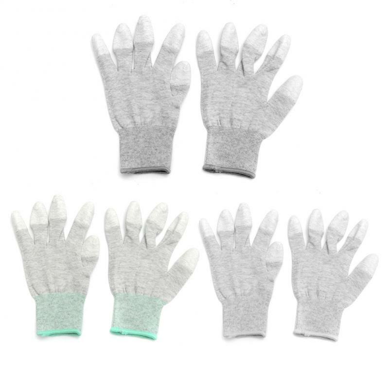 Household Anti-static Static Wear-resistant Knitted Non-slip Industrial Working Non-slip Gloves Clean Knitted Gloves Clean