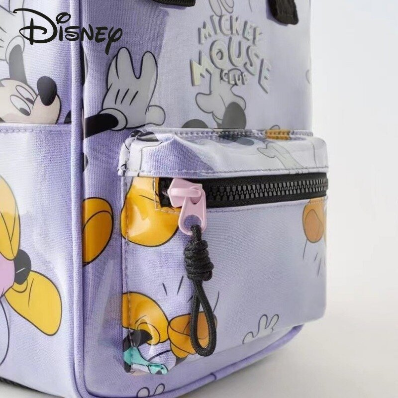 디즈니 어린이 유행 하이 퀄리티 여아용 학교 가방, 작은 신선한 대용량 여성 배낭 배낭, 2024 신상