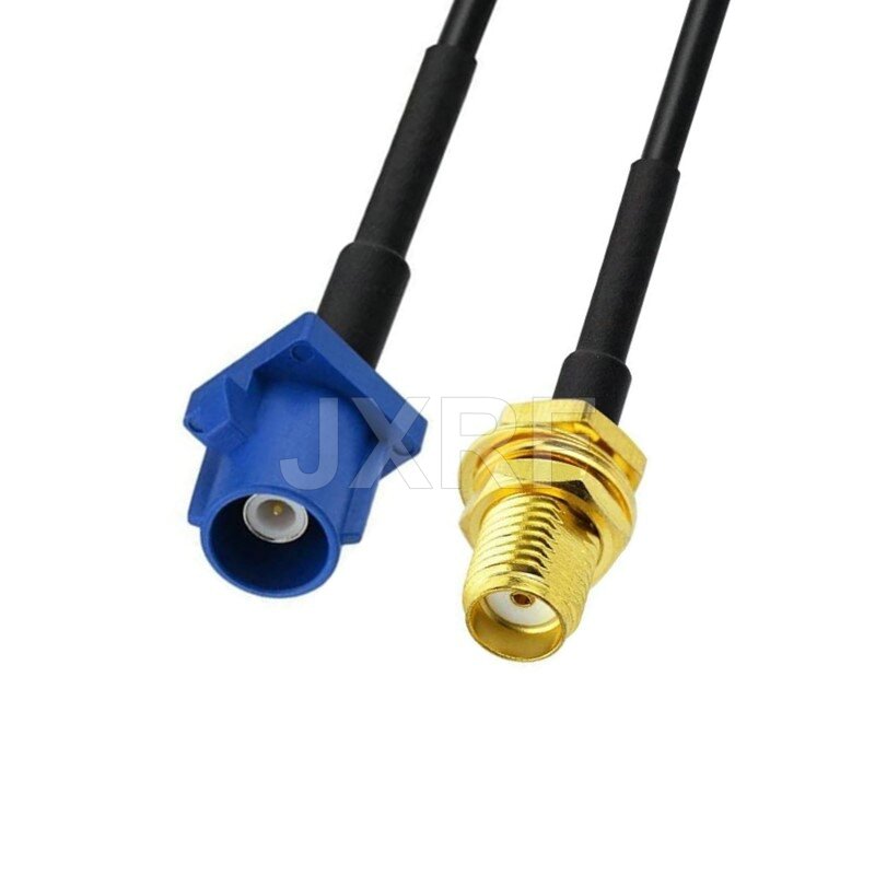 JXRF SMA to FAKRA C type Adapter GPS Antenna Fakra Extension Cable RG174 Pigtail Jumper for VW Seat Benz Ford