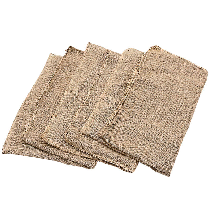 Sacos de lino para prevención de inundación, bolsas tejidas para Almacenamiento de Arena y suelo, color amarillo, 60x90cm, 2 piezas