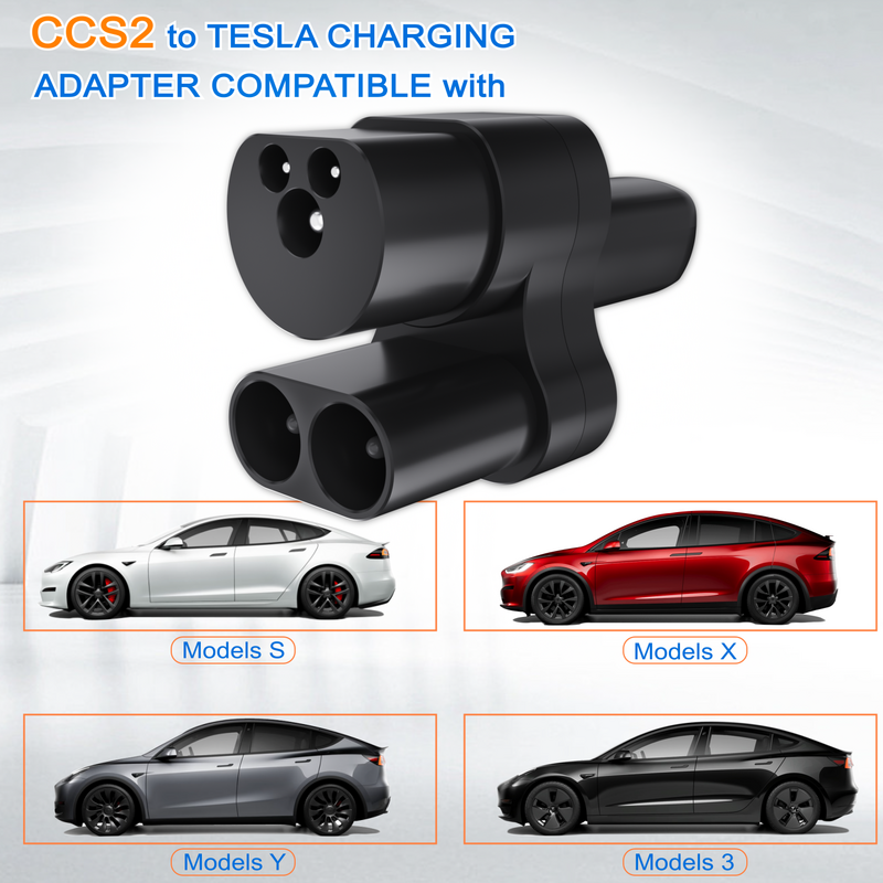 CCS2-테슬라 EV 충전기 어댑터, 전기 자동차 DC 충전 스테이션, CCS 콤보 2-TPC 컨버터, 테슬라 모델용, 400A, 1000V