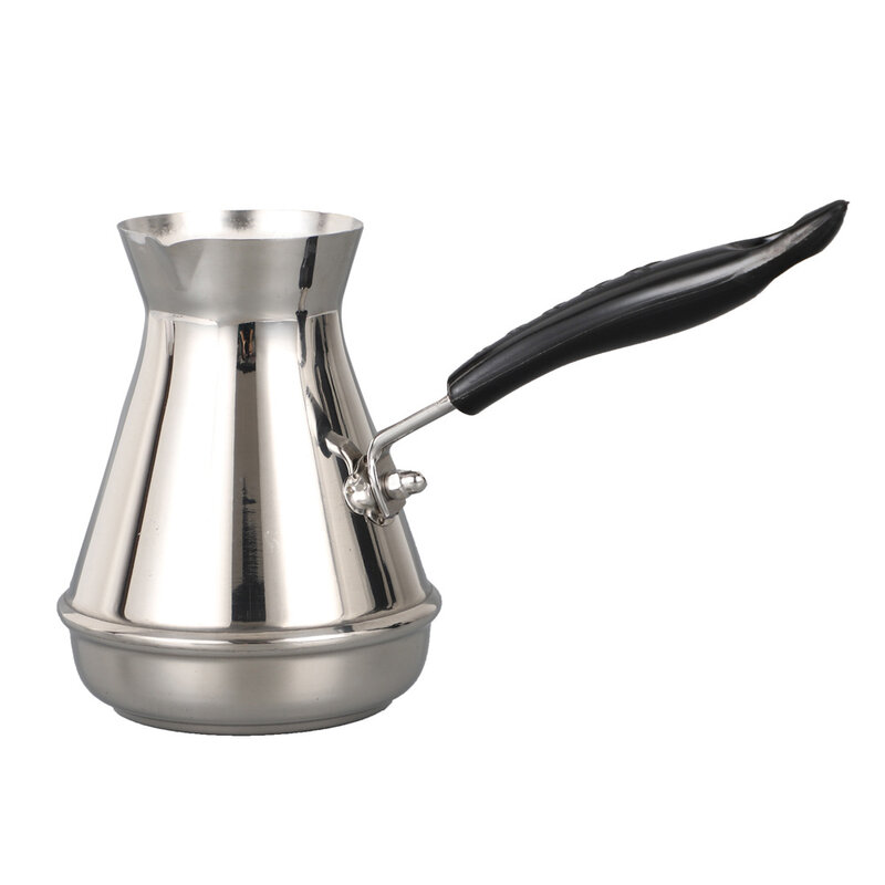 Outdoor Turkish Stainless Steel Coffee Pot European-style Hand-washing Pot Long Handle Coffee Utensils Tools Kettle Sharing Pot