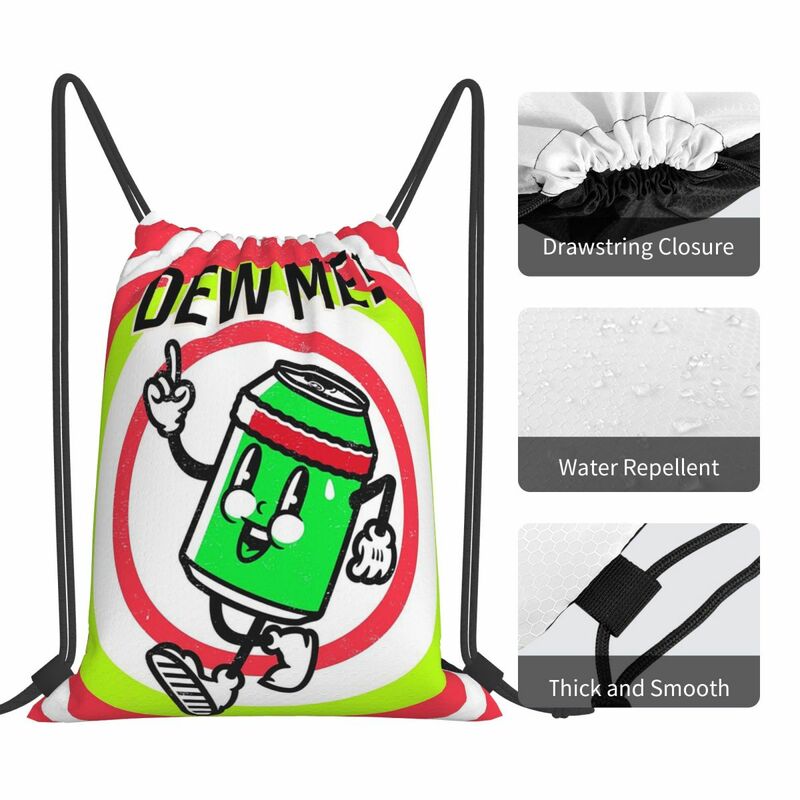 Dew Me-mochila multifunción para hombre y mujer, bolsa deportiva portátil con cordón ajustable, para estudiantes