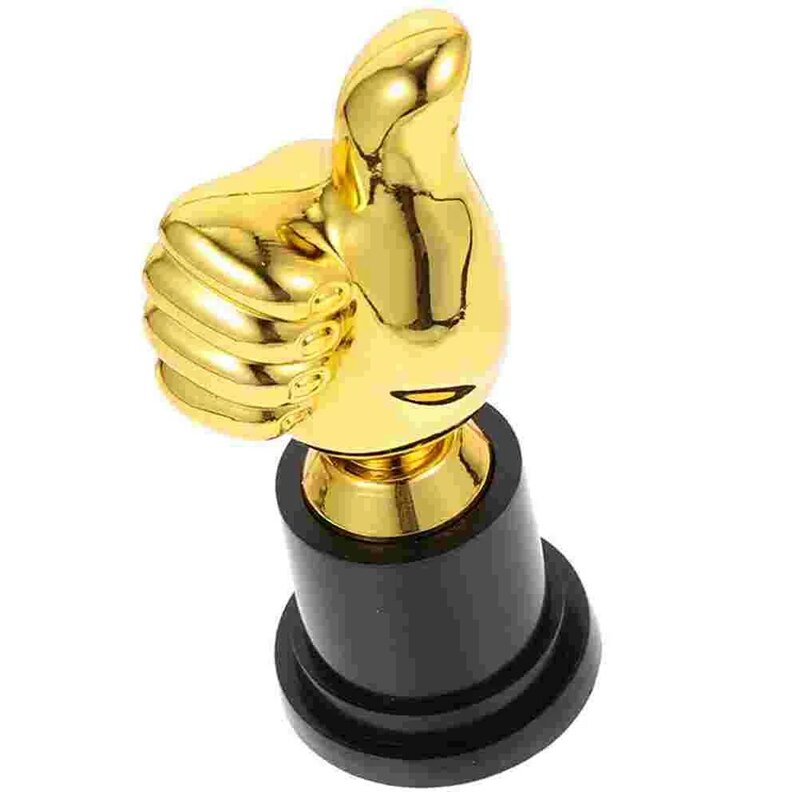 Troféu do polegar para crianças e adultos, Troféu do polegar, Playset plástico Kidcraft, Cheer Decor Toys, Prêmio da competição