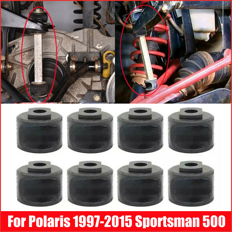 Set di boccole di supporto per stabilizzatore posteriore da 8 pezzi per Polaris Sportsman 500 335 400 450 1997-2015 5432598 Worker Ranger