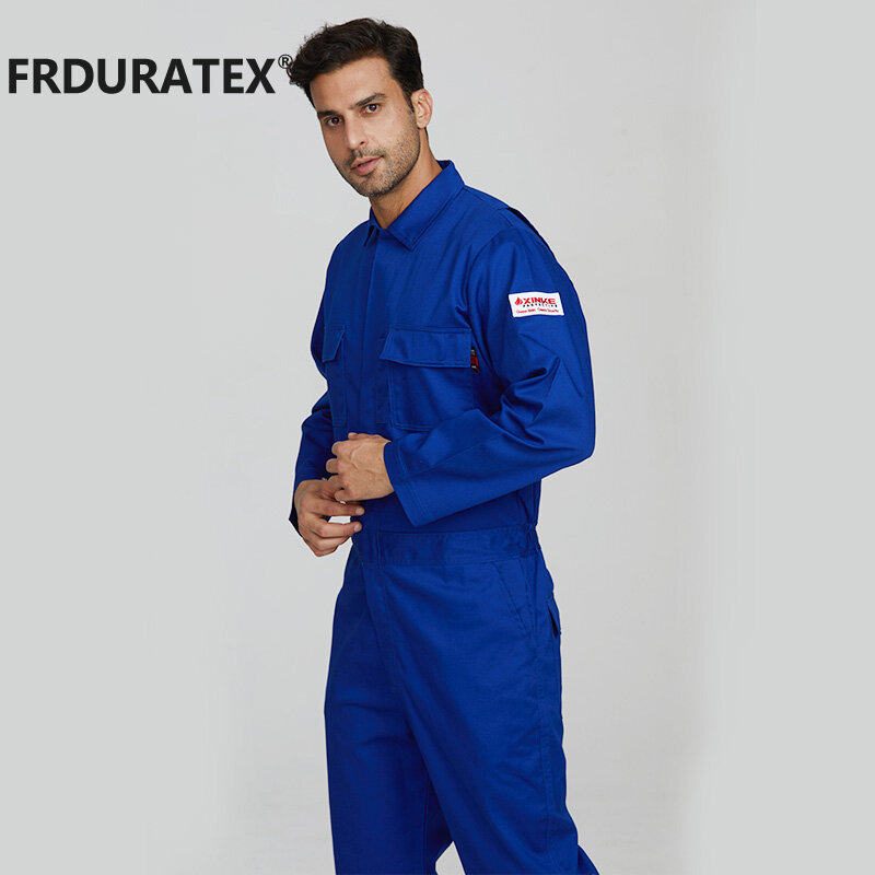 NFPA 2112 Boiler Suit Fire Resistant Welding Arc Flash Oil Field Flame Retardant Fire Proof Safety Clothing