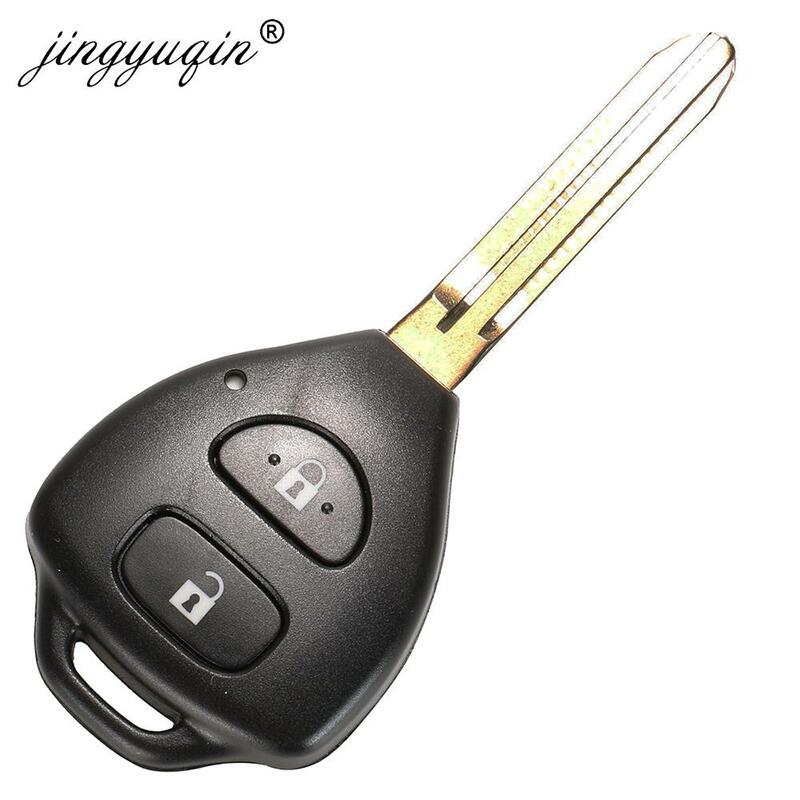 Jingyuqin-Shell chave remoto para Toyota Camry, Avalon, Corolla, Matrix, RAV4, Venza Yaris, caso de substituição FOB, TOY43, TOY47, 2, 3, 4 botões