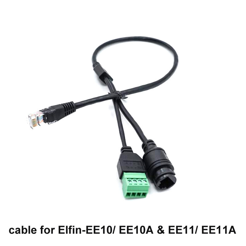 Pembawa kabel konversi adaptor Transfer untuk antarmuka Elfin-EW10A EW11A Elfin-EE10A EE11A RJ45 RS232 RS485