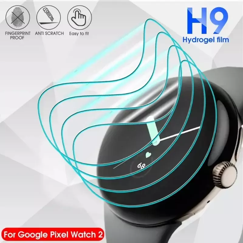 Protetores de tela para o google pixel watch 2, película protetora smartwatch, anti-scratch, cobertura completa, assistir filme