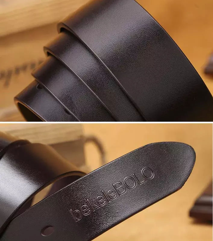 حزام من الجلد الطبيعي 100% للرجال تصميم علامة تجارية فاخرة عالية الجودة أحزمة بمشبك معدني للجينز 2023
