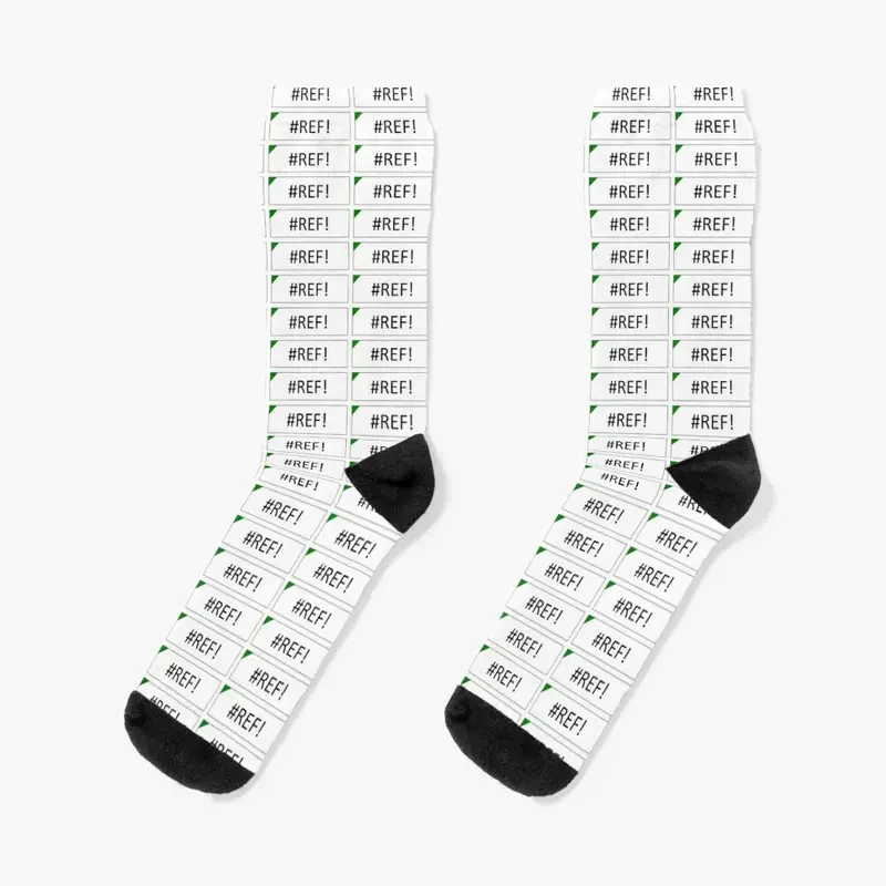 Excel # REF! Kaus kaki mewah untuk pria dan wanita, Kaos Kaki estetika sepak bola hangat musim dingin hadiah