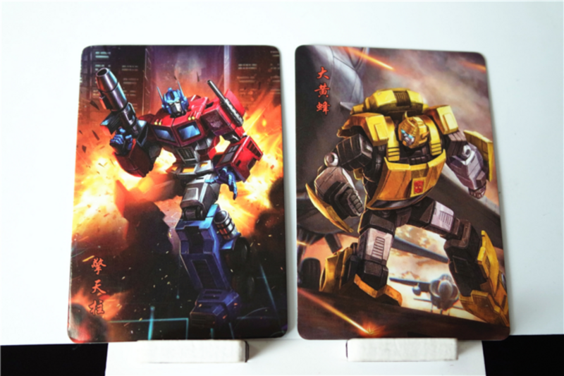 Anime Transformers Collection Card Character Card 258pc All Set regalo di natale per Boy Bronzing Flash Card