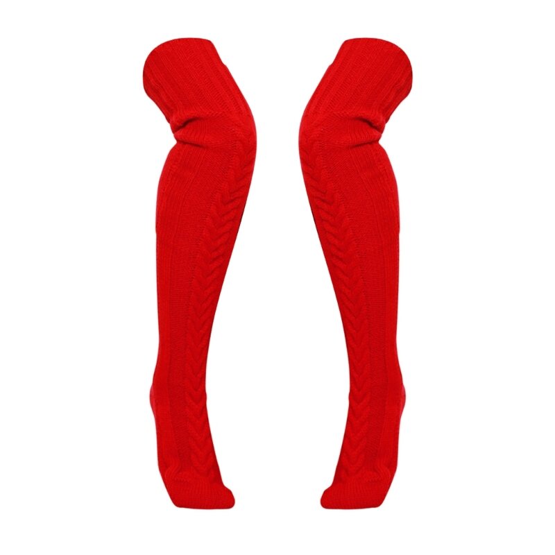 Christmas Costume Accessories SantaClaus Arm Gloves Knitted Hat Stockings Santa Cosplay Costume Festival Party Props
