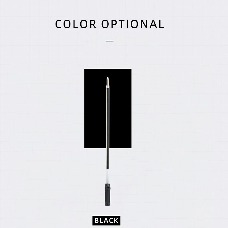 Ручка шариковая сменная черная/синяя, 10 шт.