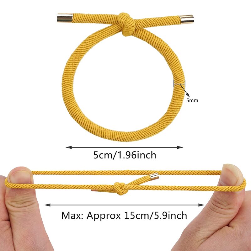 10/14/20Pieces Hair Tie Elastics Knotted Hair Ties Ponytail Holders for Women for Women Girls