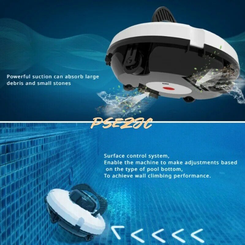 Limpiadores robóticos para piscinas: Robots recargables para limpiar bajo el agua, aspirar y aspirar, herramientas de limpieza inalámbricas