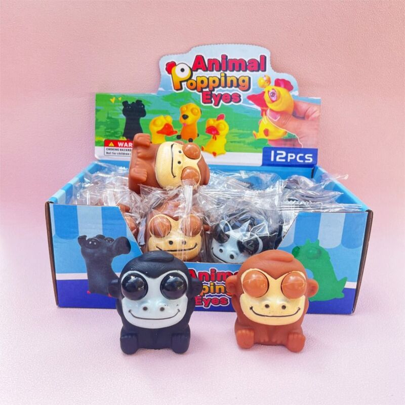 Quick Rebound Animal Popping Eyes Reliever occhi divertenti Popping Squeeze Toys giocattoli sensoriali Cartoon Pop Out Toys regali per bambini