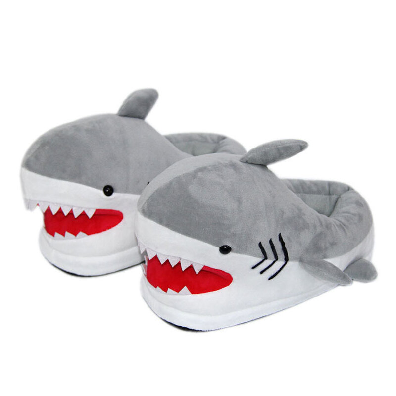 Winter plush cotton slippers dinosaur anime cosplay cartoon graphics male ladies slippers cute adult family shoes