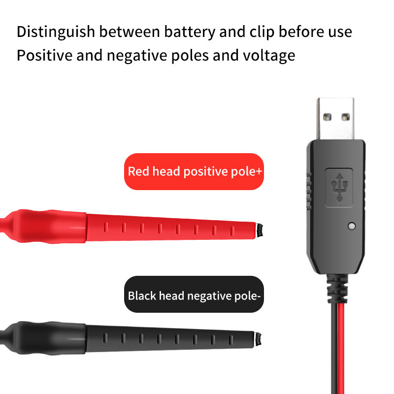 Walkie Talkie Universal USB Charger Kabel Untuk UV-5R UV-82 BF-888S TYT Retevis Radio Dua Arahdengan Lampu Indikator