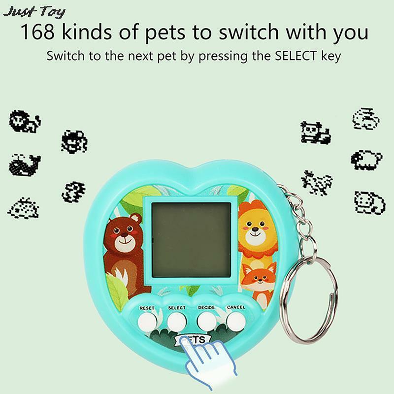 Mainan hewan peliharaan nostalgia elektronik anak-anak lucu layar Digital warna e-pet HD hadiah Natal dalam satu mainan interaktif hewan peliharaan Cyber Virtual