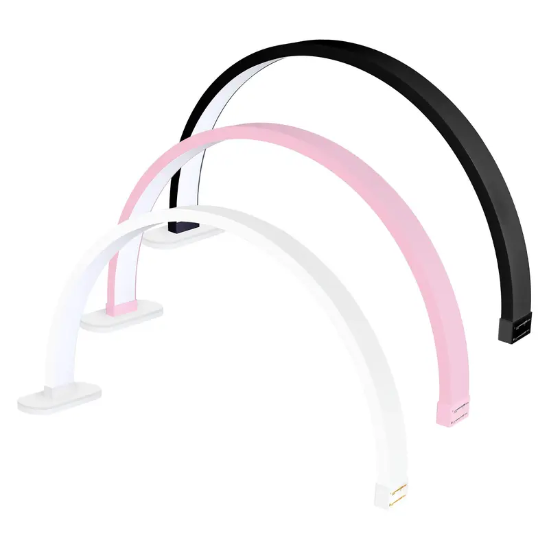 Fusitu FT-Y10 40W Arch Table Nail Lamp LED Half Moon Light Shaped Nails Care kit Desktop Arch Ring Led Lights for Beauty