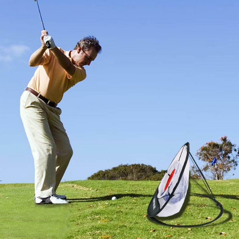 屋外ゴルフ運転ネット、裏庭ゴルフネットセット、ゴルフチップスイング練習用ネット