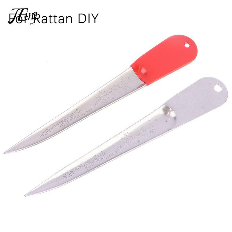 Nóż DIY wycinarka ze stali manganowej igły rattanowe ostrza robocze noże narzędzia do napraw tkackie