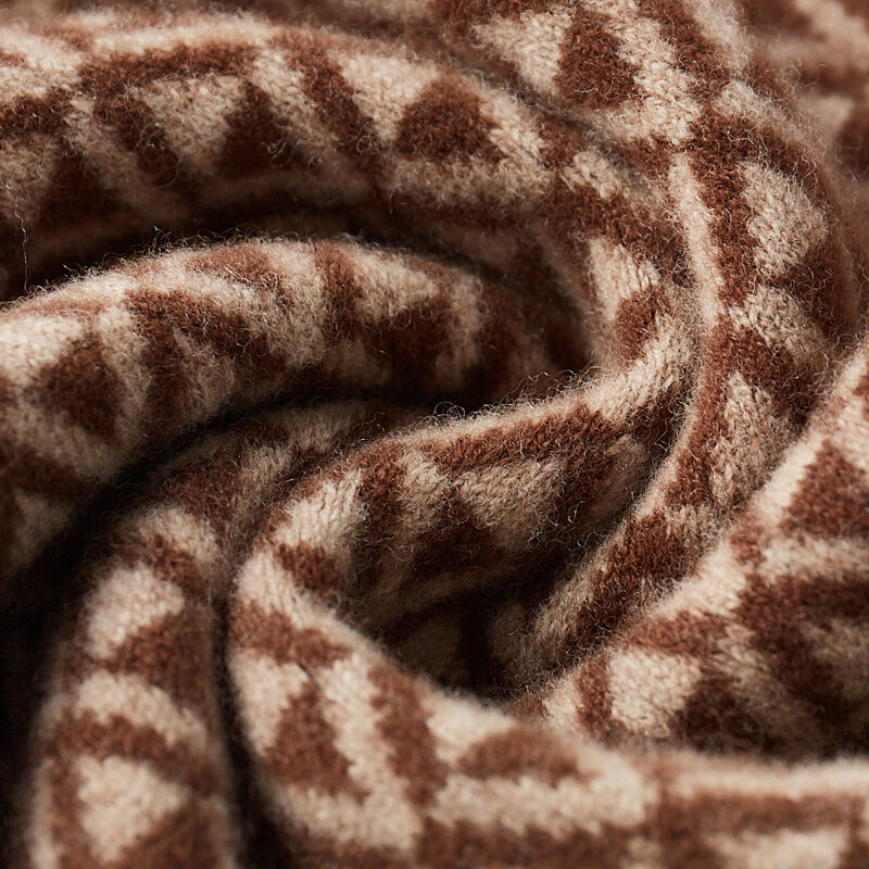 Suéter de punto de lana 2023 para hombre, Jersey grueso trenzado con cuello redondo, novedad de otoño e invierno, 100%